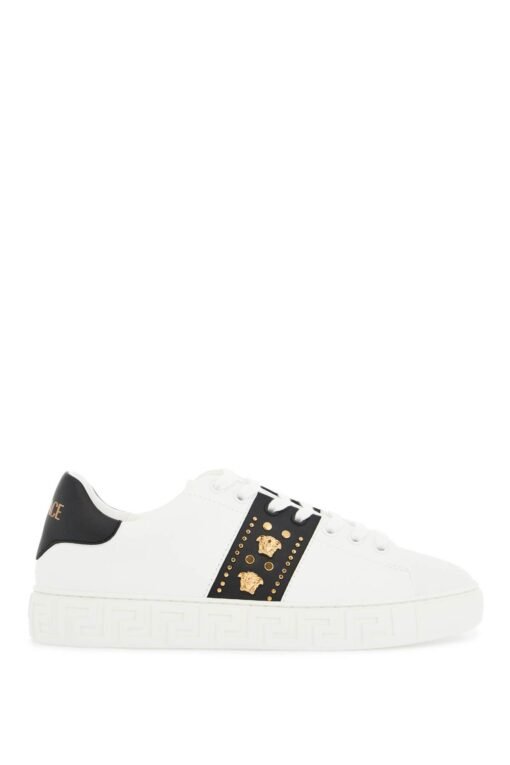 'studded greek sneakers