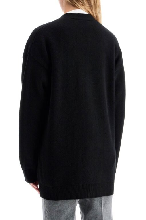 boxy wool and cashmere cardigan - Image 3
