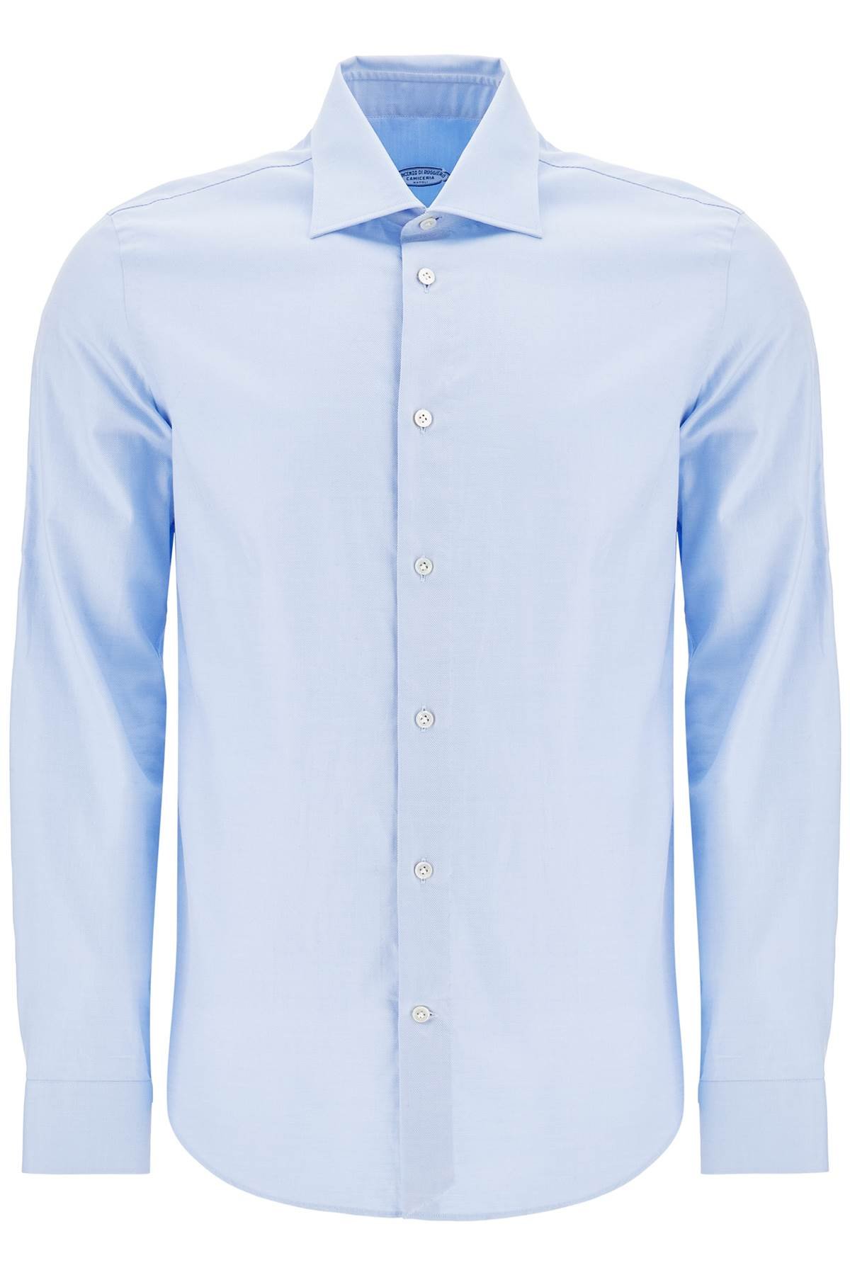 slim fit twill shirt for men