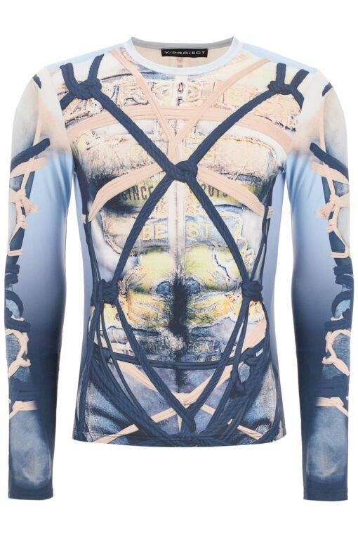 bondage print t-shirt