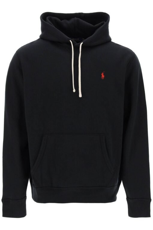 fleece-back cotton hoodie