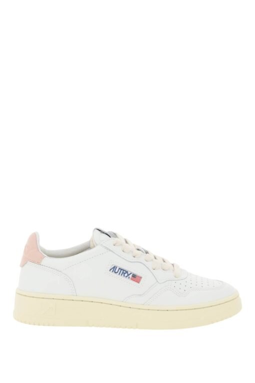 leather medalist low sneakers