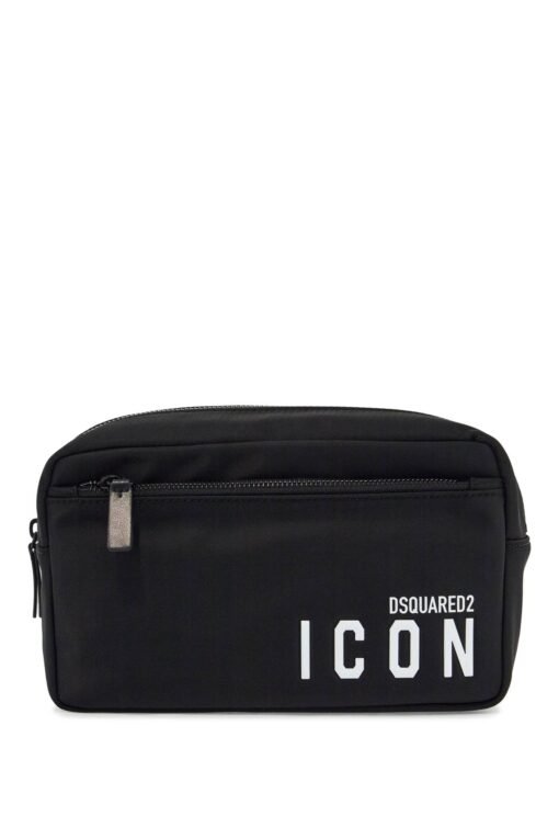 rectangular beauty case icon black