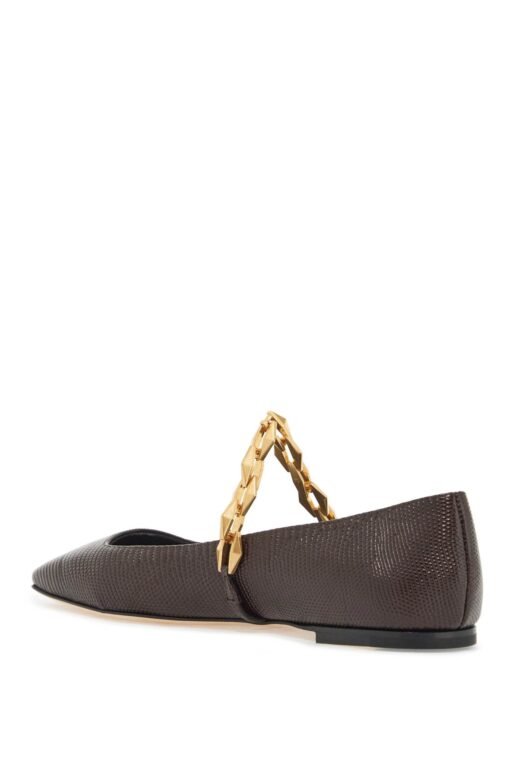 'tilda lizard print leather baller - Image 3