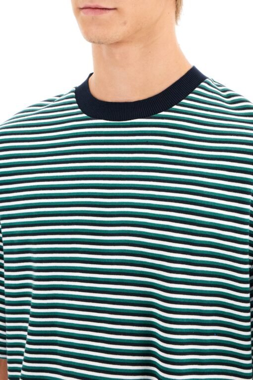 "striped oversized jersey t-shirt" - Image 4
