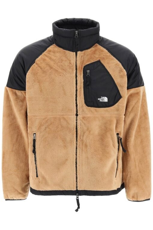 fleece jacket with nylon inserts