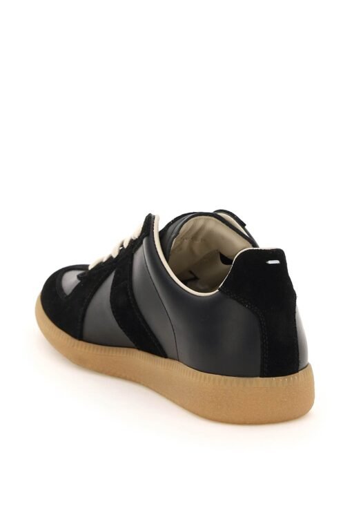leather replica sneakers - Image 3