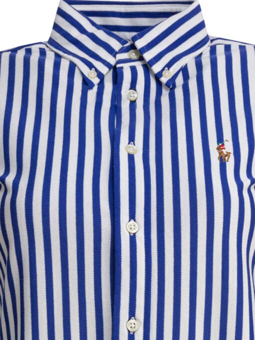 Striped cotton oxford shirt - Image 3