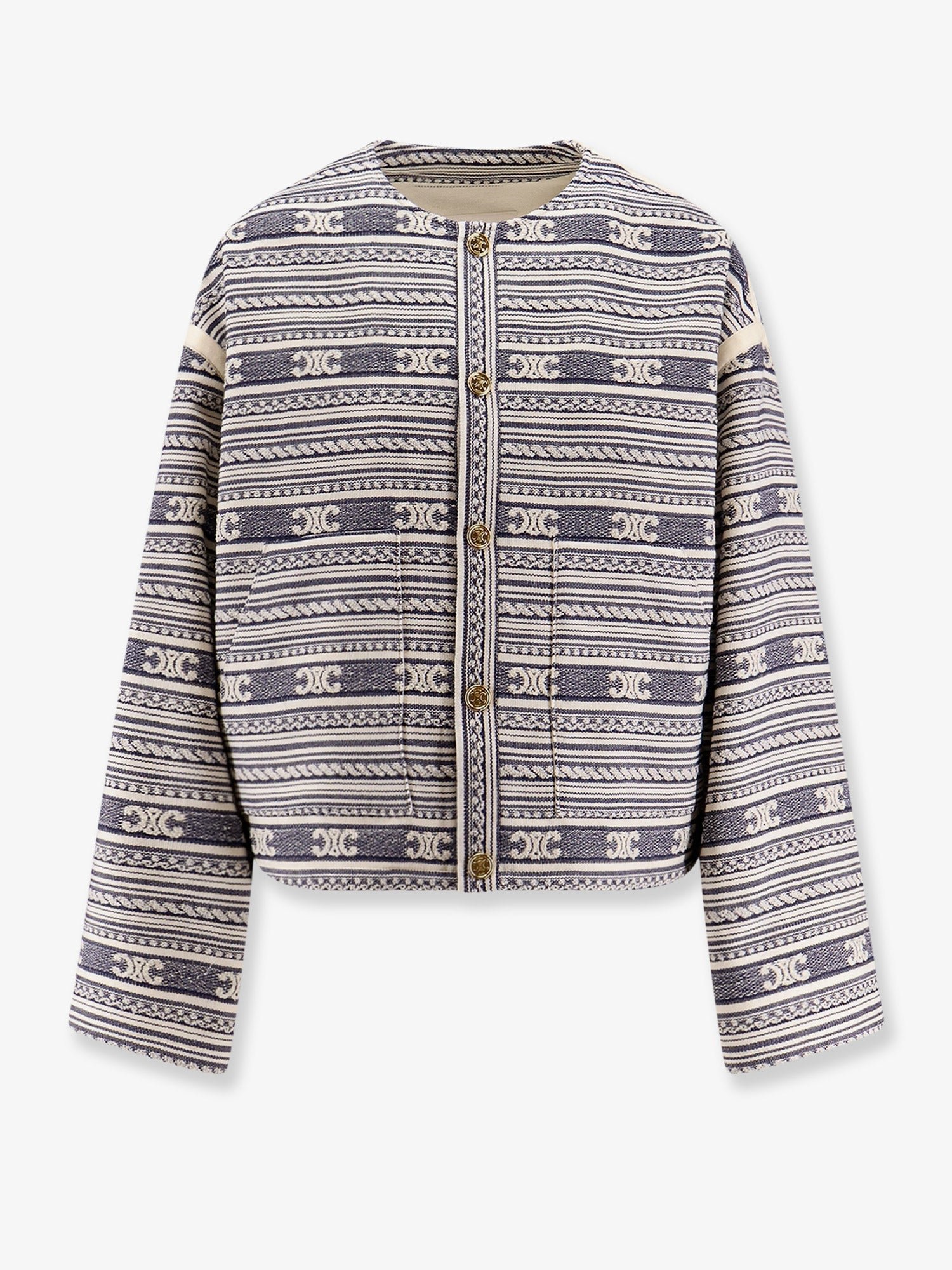 Wool blend blazer with Triomphe motif