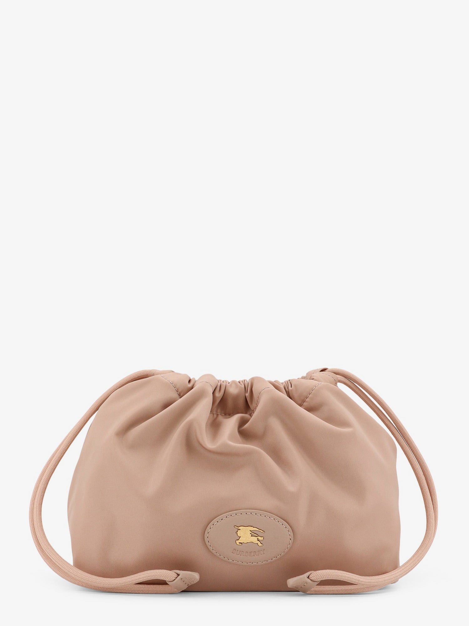 Horseshoe drawstring clutch bag