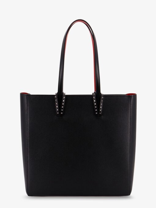 Cabata leather shoulder bag with studs