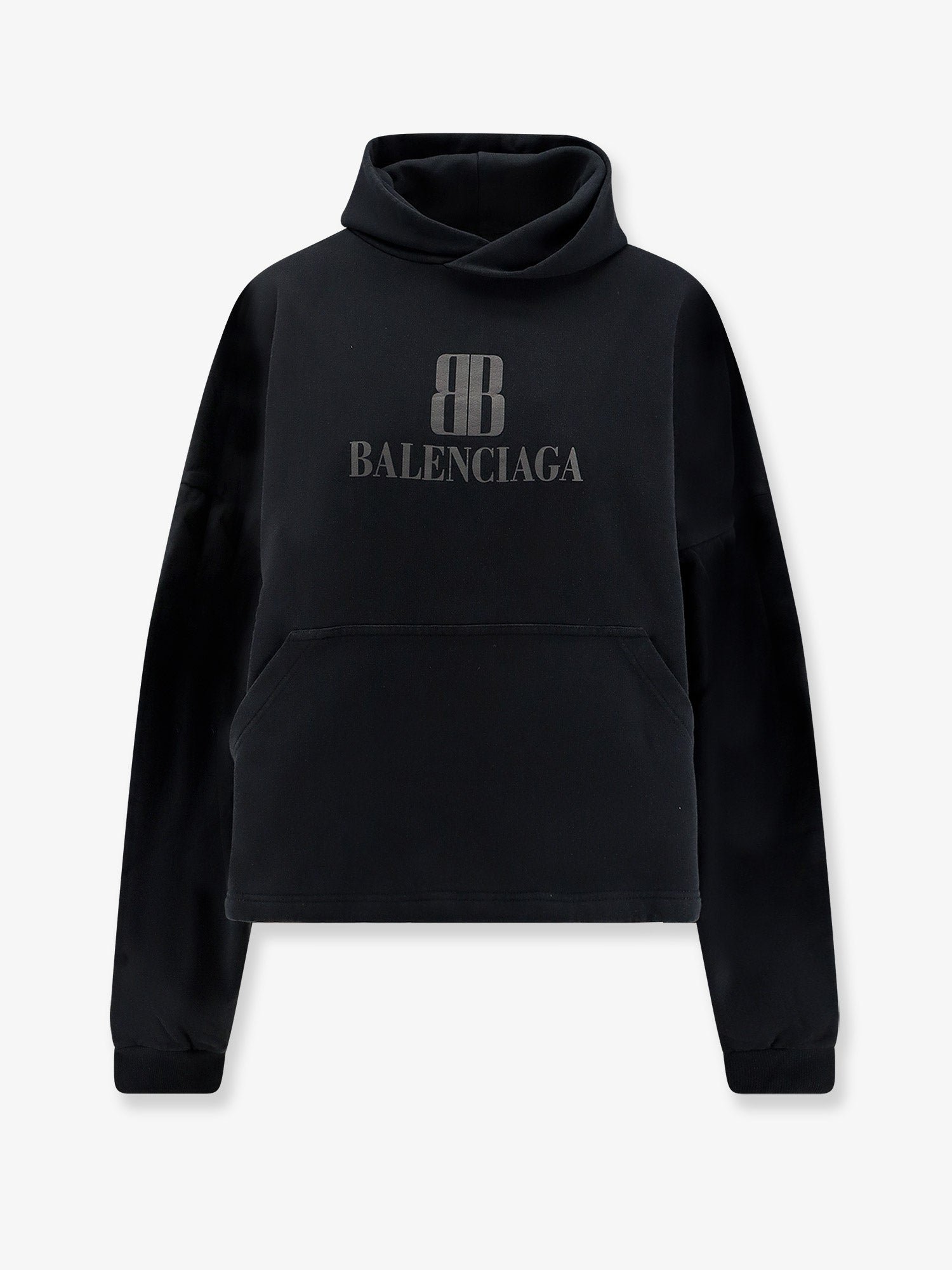 Cropped cotton sweatshirt