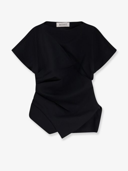 Asymmetrical viscose top