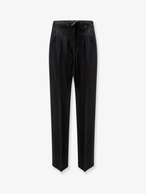 Relaxed satin trousers