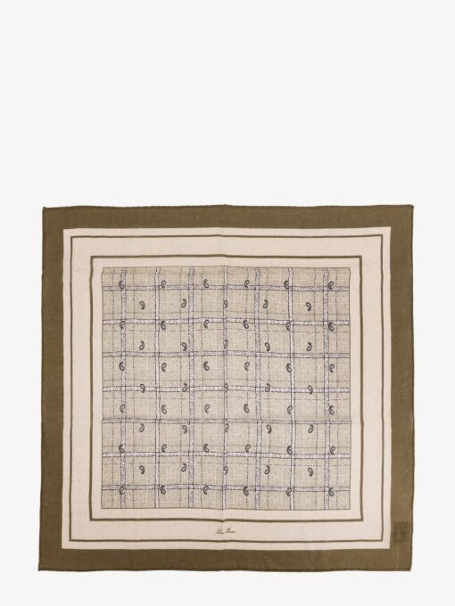 Boteh cashmere and silk foulard