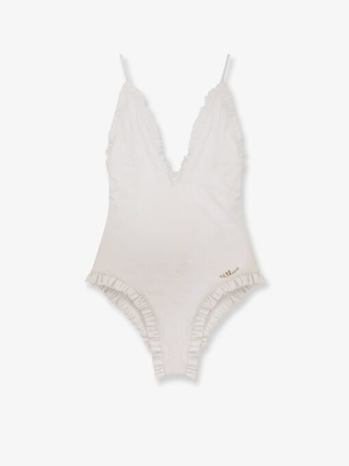 Swimsuit with Logo detail