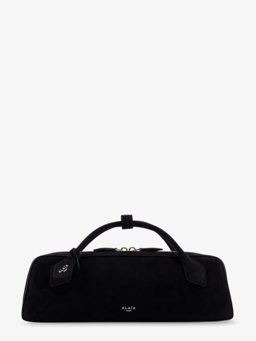 Teckel Clutch suede handbag