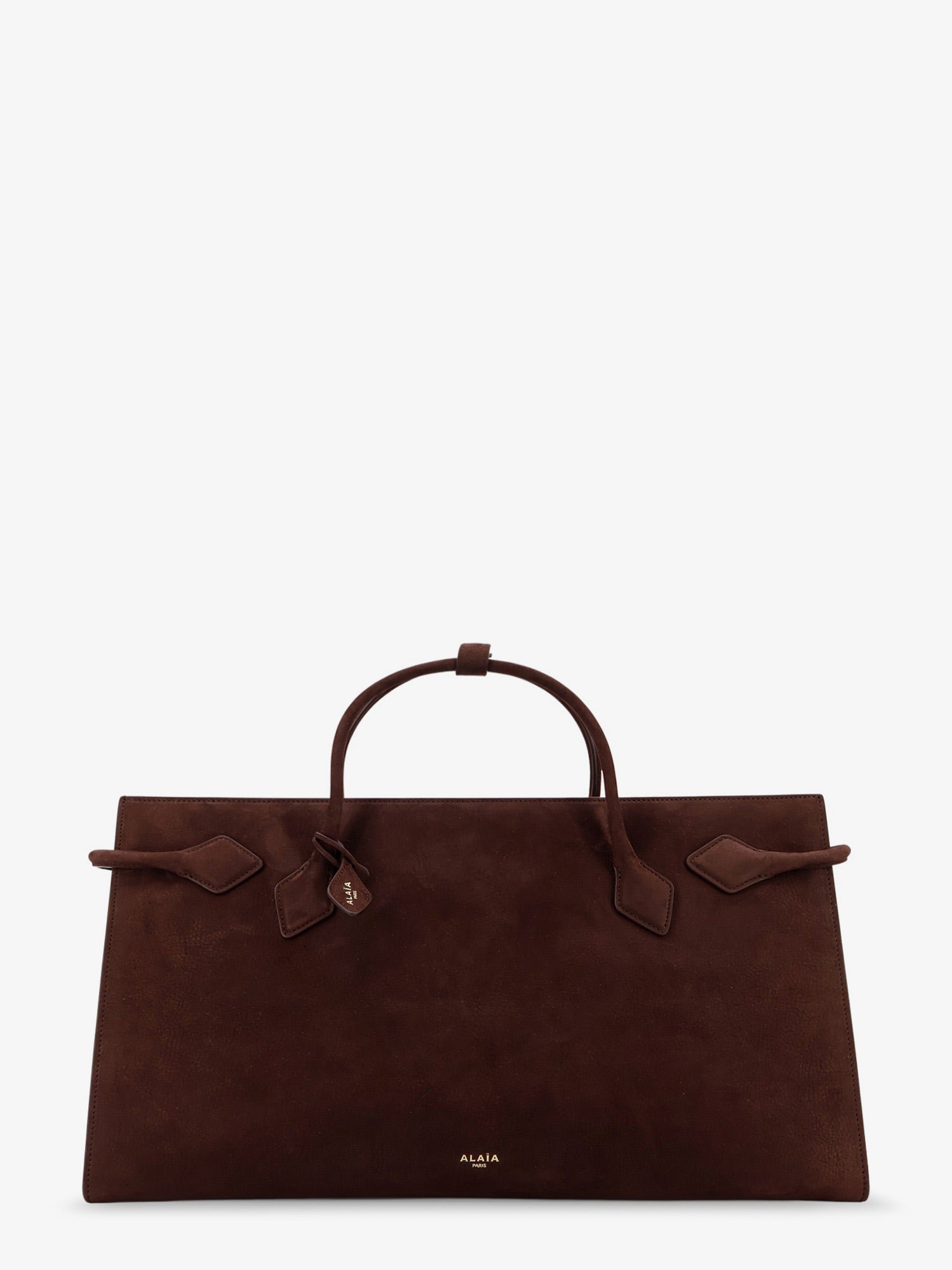 Suede Hand Tote bag