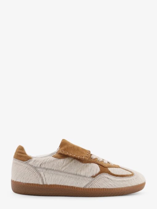 Tb.490 pony skin low-top sneakers with suede inserts