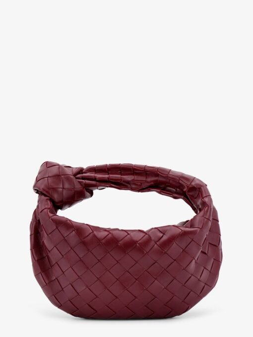 Mini Jodie leather handbag with Intrecciato motif