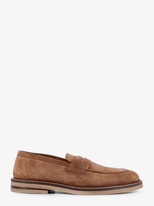 Suede loafers