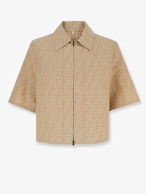 FF cotton and linen shirt/jacket