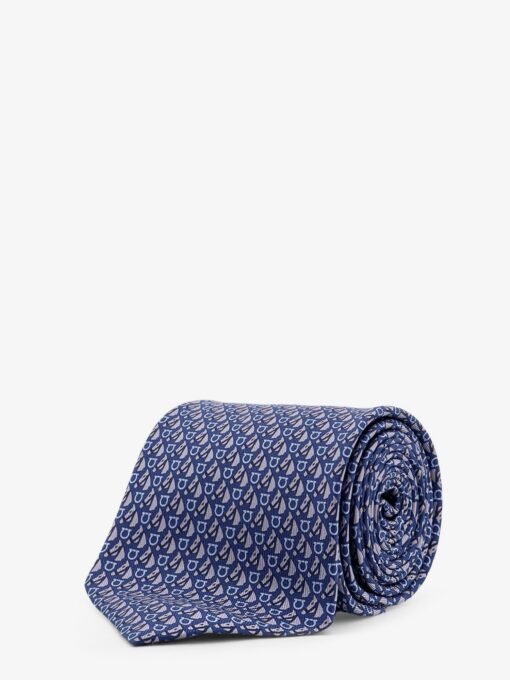 Silk Tie with Varenne print