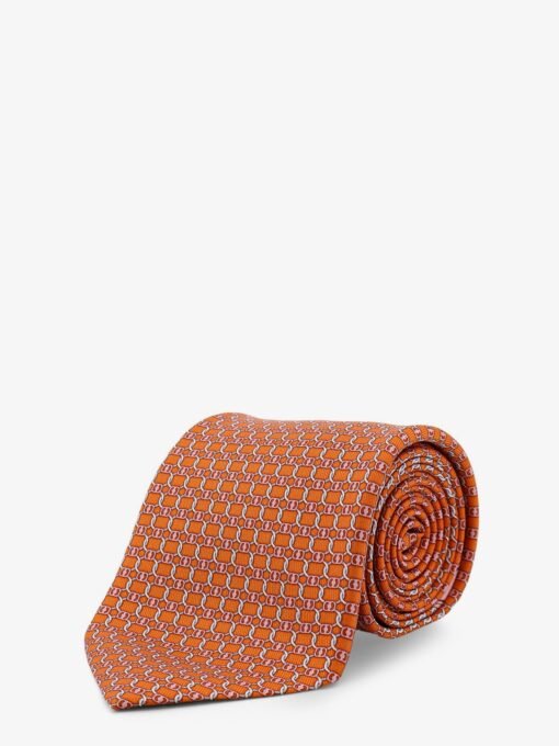 Silk tie with Aida print