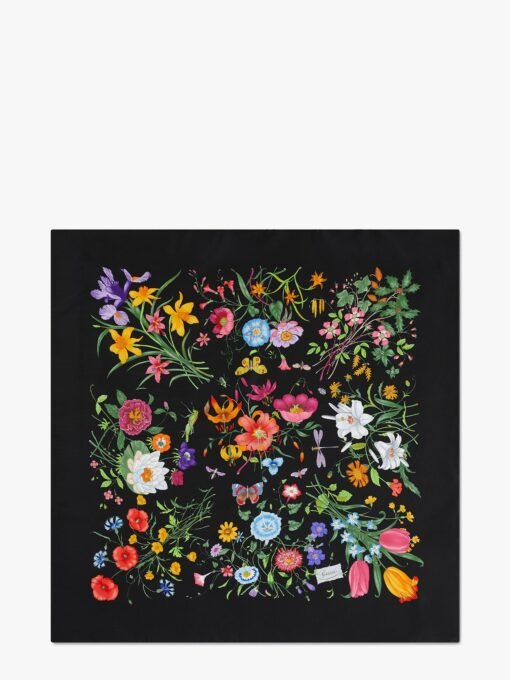 Silk twill foulard