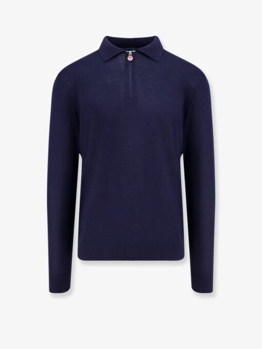 Wool polo shirt