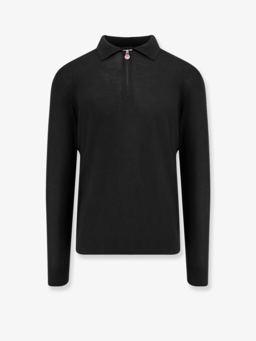 Wool polo shirt
