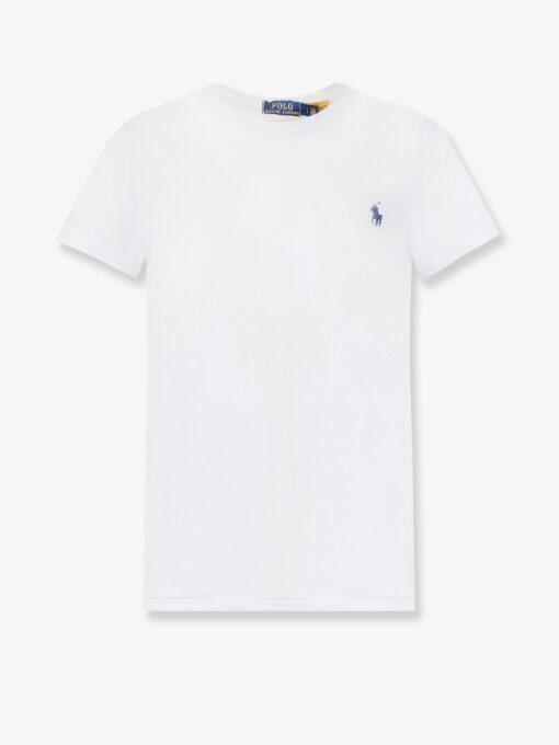 Cotton T-shirt with contrasting logo