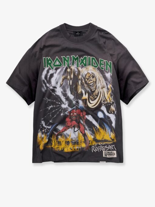 Iron Maiden Number of Beast cotton and hemp T-shirt