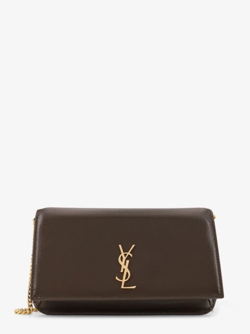 Leather shoulder bag with Cassandre monogram