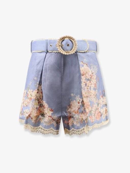 Cascadian Tuck ramie shorts
