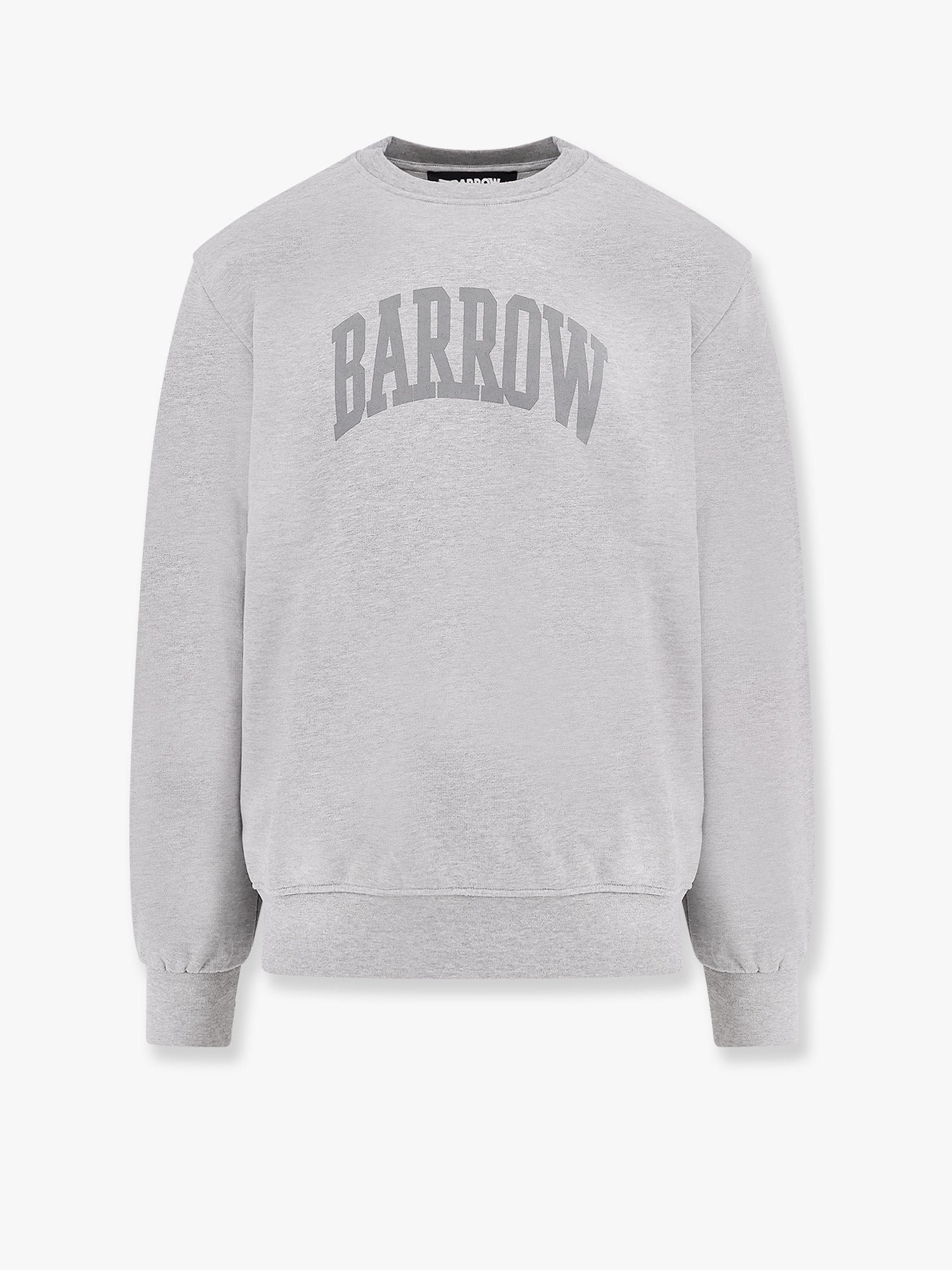 Cotton sweatshirt with logo on the front