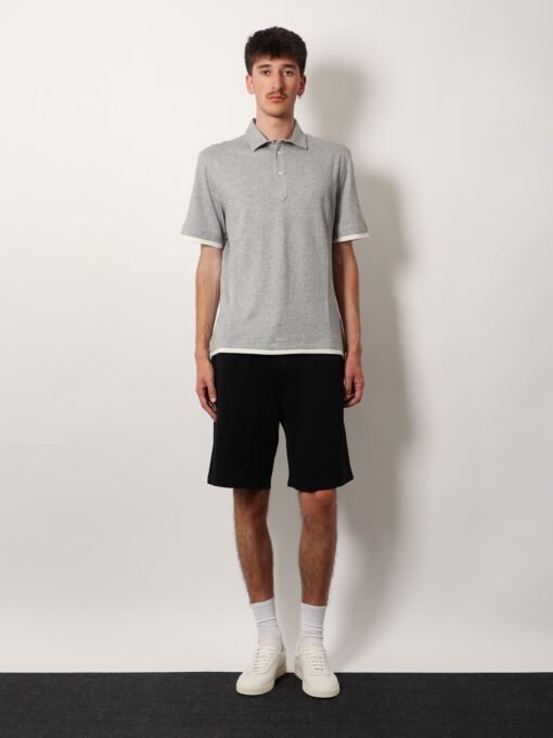 Cotton blend jogger shorts - Image 2