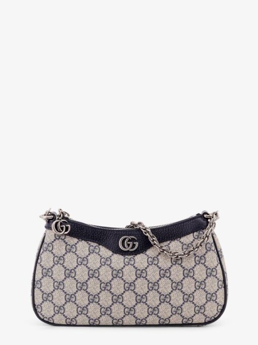 Ophidia GG Supreme fabric and leather shoulder bag