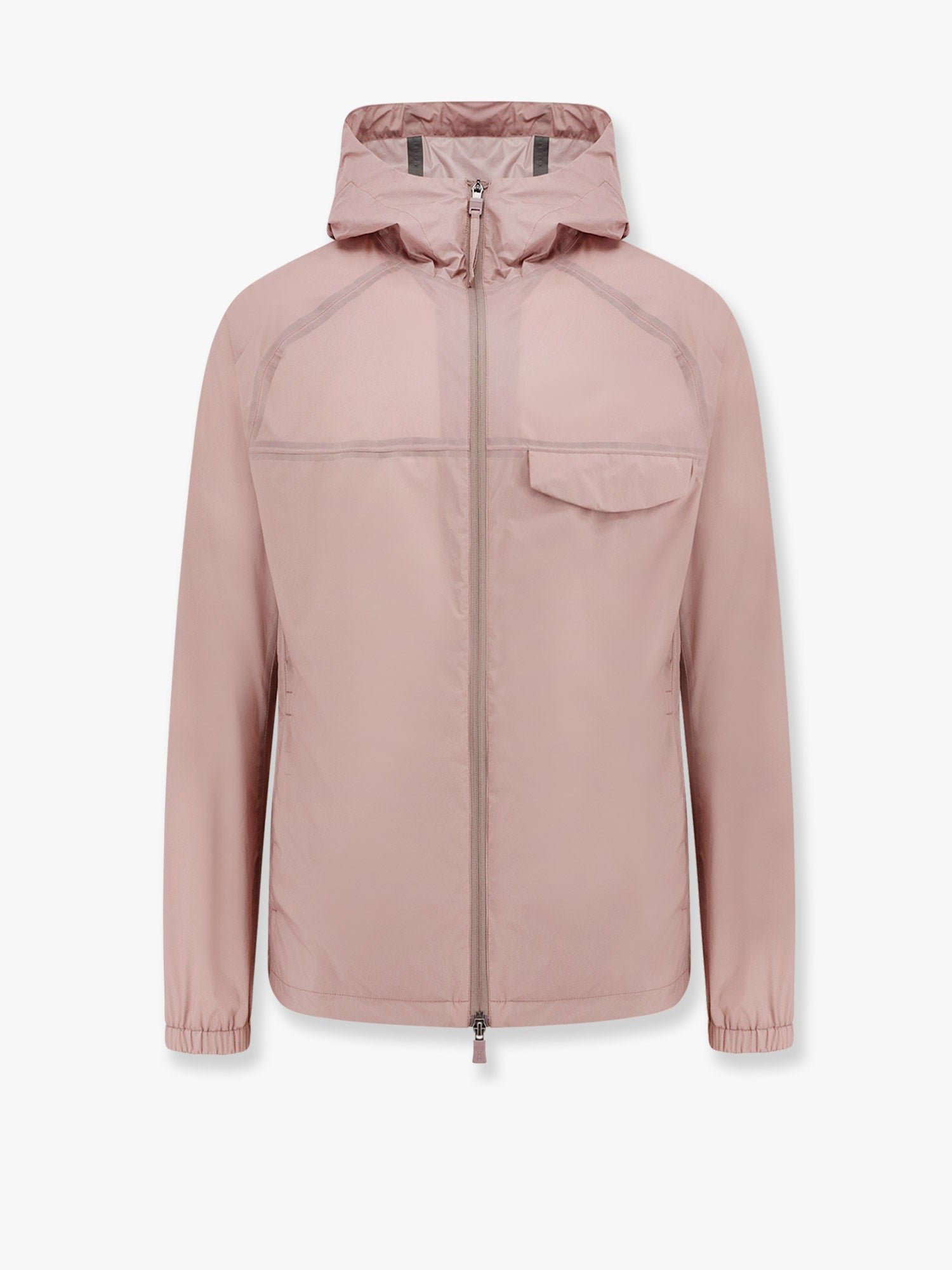 Laminar jacket with hood