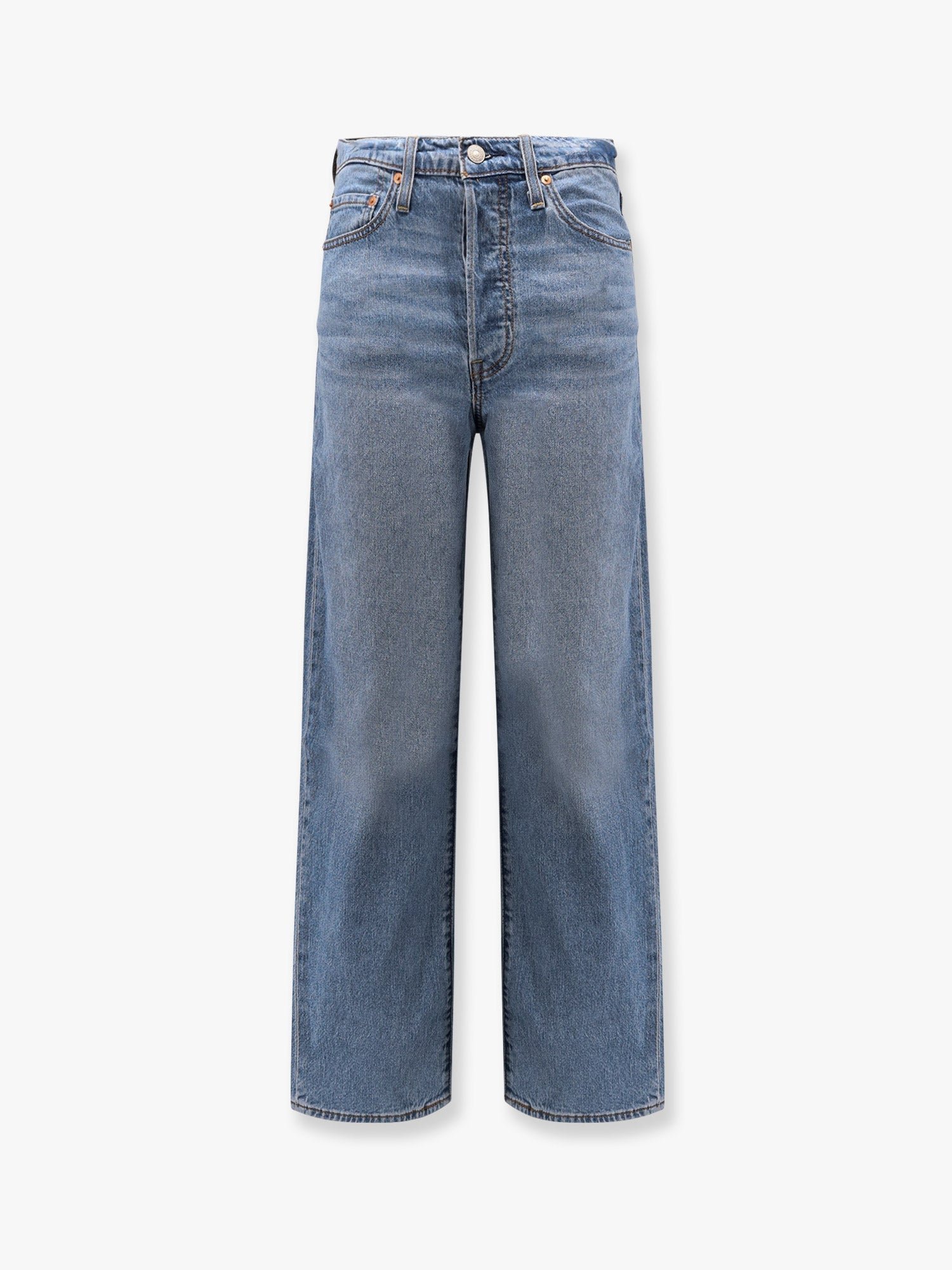 Ribcage straight ankle stretch denim jeans