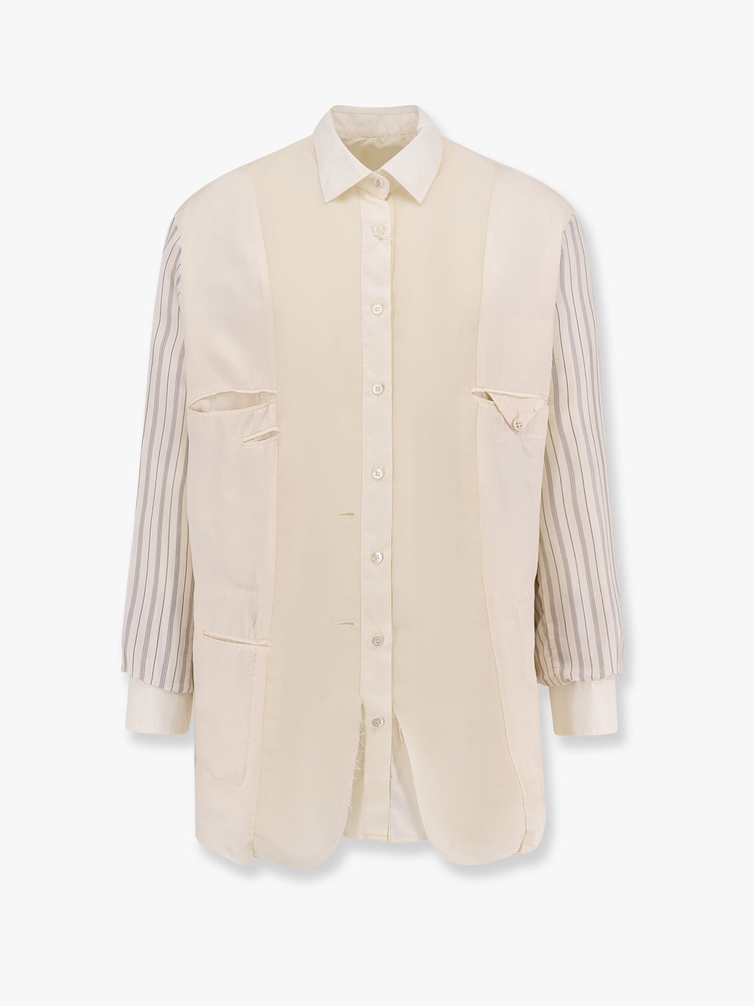 Anonymity of the lining reversible wool blend blazer