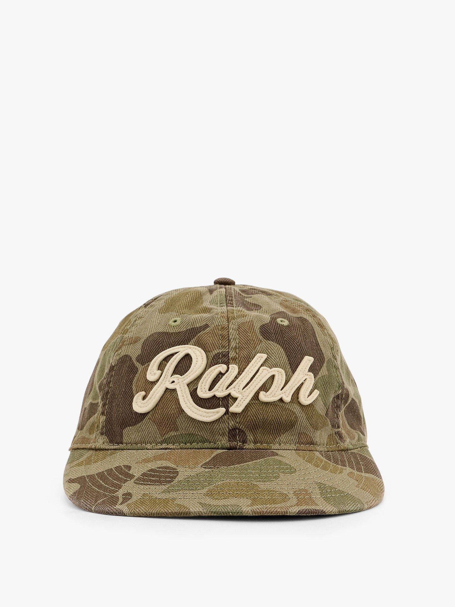 Cotton baseball hat with logo on the front