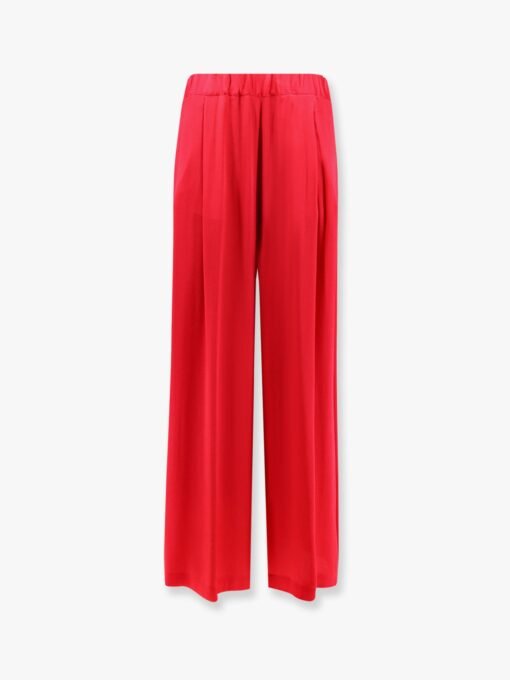Satin wide trouser