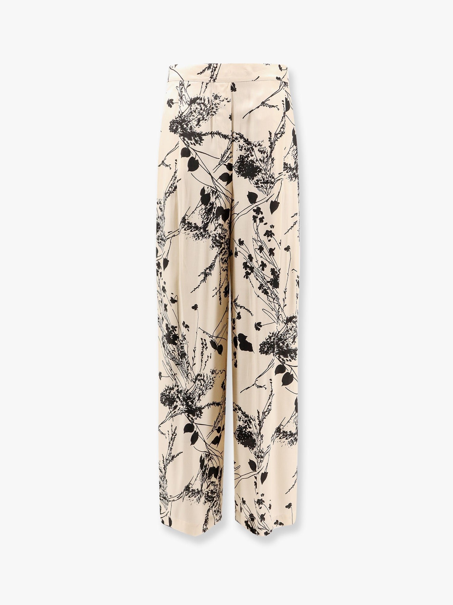 Viscose trouser with all-over print