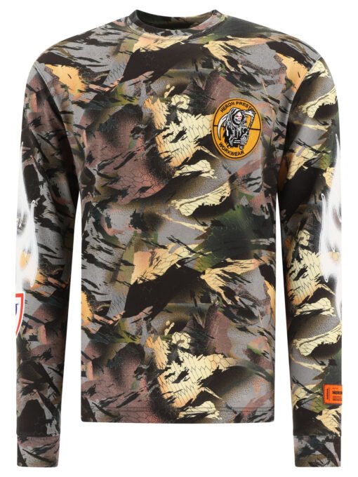 "Camo Flaming" t-shirt
