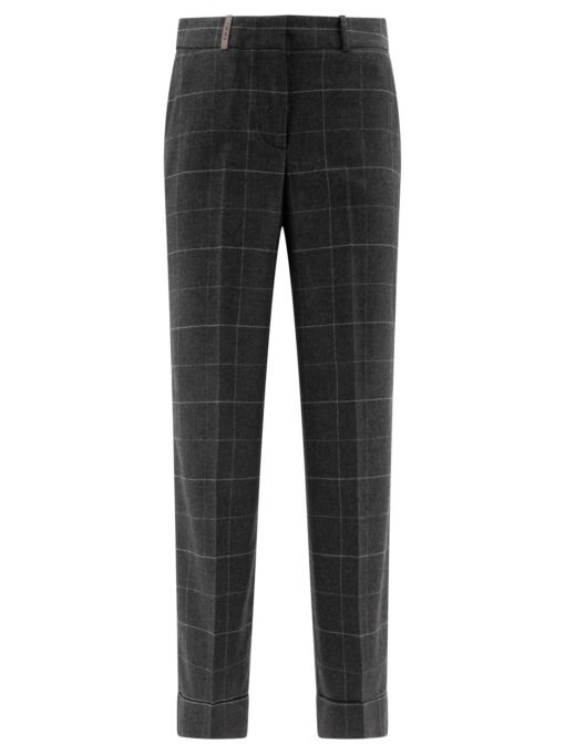 Wool and cashmere trousers