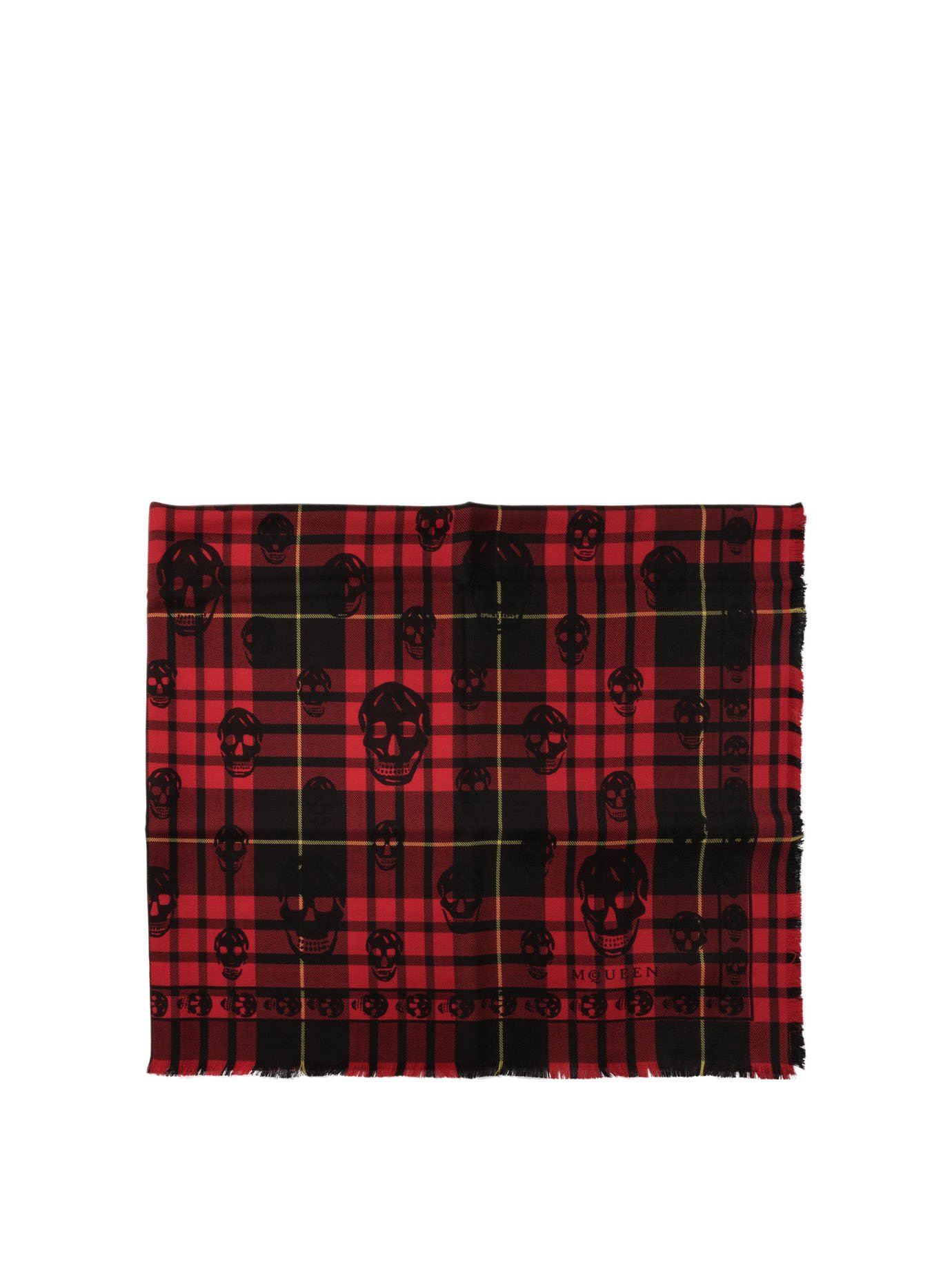 "Tartan Skull" foulard