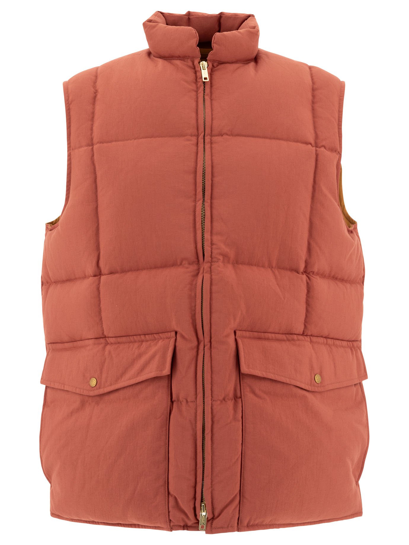 Oxford nylon sleeveless down jacket