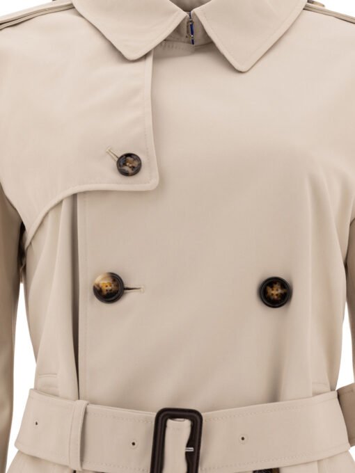 Cotton blend trench jacket - Image 3