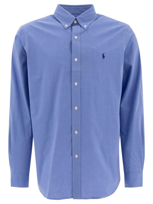 Custom-fit stretch poplin shirt